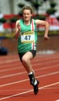 Lily Hughes (Lincolnshire) 100m junior girls